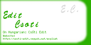edit csoti business card